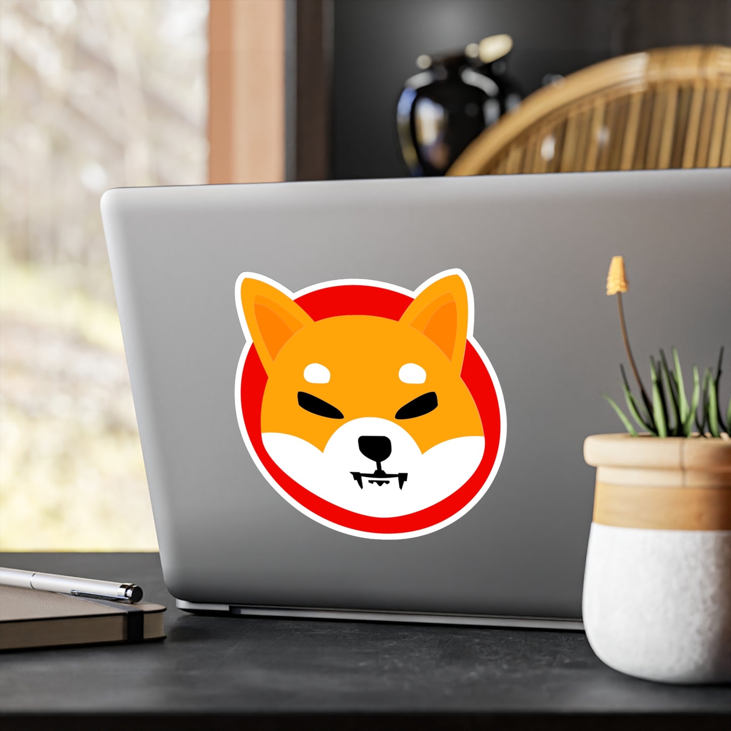 Shiba Inu Logo Vinyl Decal